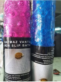 Resim tiritoğluhome Vekumlu Küvet Kaymazı 38x68 Oval Mavi 