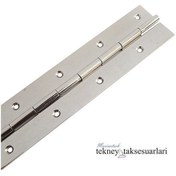 Resim 1000 X 40 X 1.5 Mm. Paslanmaz Şerit Menteşe. Boy Menteşe 