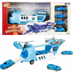 Resim Maxx Wheels 4 Arabalı Taşıyıcı Helikopter - Polis Helikopteri 