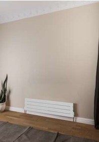 Resim Warma Teos Yatay Çelik Radyatör 1000x295 Pütürlü Antrasit 7946 