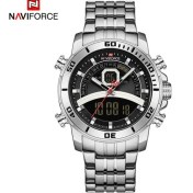 Resim Hanyang Sb Navıforce Lüks Saatler Erkekler Için Moda Iş Dijital Kol Saati Askeri Spor Kuvars Adam Izle Çelik Bant Su Geçirmez Saat (Yurt Dışından) 