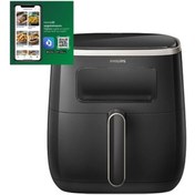 Resim Philips Ultra Premium Airfryer, 5.6l Kapasiteli Hazne, Siyah 