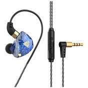 Resim Mufunye Qkz Sk8 Dinamik Sürücü Kulaklık - 3.5mm Mikrofonlu Kablolu Kulak İçi Müzik Kulaklığı, Kablolu Kontrol, Mavi Model: Qkz Sk8 