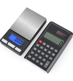 Resim Lisinya LCD Ekran Elektronik Hesap Makineli Hassas Dijital Takı Altın Gram Ölçer Terazi (500G 0.1g) 