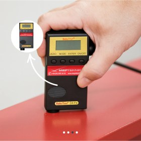 Resim Mep Teknik Boya Ölçer| Ölçüm Cihazı | Boya Kaplama Kalınlık Ölçüm Cihazı | Salutron D4 | Dijital | Fe/NFe Uyumlu | Sabit Prob | 0–5000μm | Endüstriyel Metal Yüzey Ölçer 