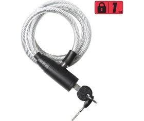 Resim Btwin B'TWIN Bisiklet Kilidi - Anahtarlı, Gri 