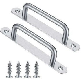 Resim Besthome1 160mm Çelik Kayar Kapı Tutamakları - Mekanik Panelli Modern Pencere Tutamakları 2 Adet 