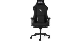 Resim Kumaş Oyuncu Koltuğu, Ergonomik Tasarım, Siyah Renk 