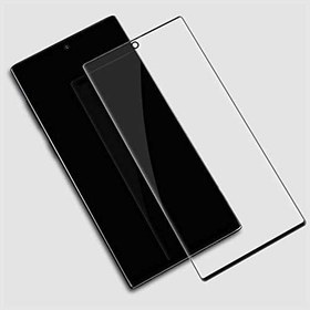 Resim Samsung Galaxy Note 10 Plus ile uyumlu Nano Pet Full Ekran Koruyucu Siyah 