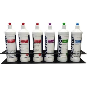 Resim Polytop Polytop 6 Gözlü Pasta Cila Duvar Standı 