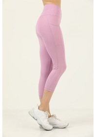 Resim Missmaral Kadın Antrasit Yüksek Bel Toparlayıcı Çift Cepli Diz Altı Kapri Tayt Capri Slim Fit 1054 Antrasit 