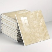Resim 10 adet kendinden yapışkanlı duvar karosu seti, su geçirmez ve PVC yüzey dekorasyonu, her parça 29.97x29.97 cm, 0.9 kaplama alanı, imitasyon mermer seramik karo çıkartmaları, mutfak ve banyo yenileme için uygun 