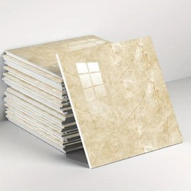 Resim 10 adet kendinden yapışkanlı duvar karosu seti, su geçirmez ve PVC yüzey dekorasyonu, her parça 29.97x29.97 cm, 0.9 kaplama alanı, imitasyon mermer seramik karo çıkartmaları, mutfak ve banyo yenileme için uygun 