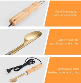 Resim Konesam Küçük Demir Uçlu Elektrikli Levha: Deri Bakımı, Kırışıklık Giderimi İçin 220v 50w - Avrupa Adaptörü Dahil 