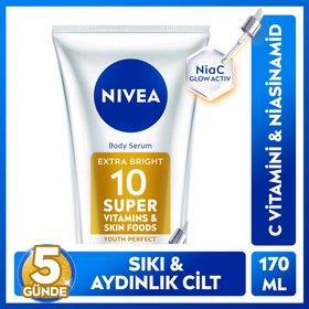 Resim Nivea Super10 Serum Etkili Aydınlatıcı ve Sıkılaştırıcı Vücut Losyonu 170 ml 