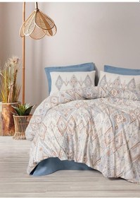 Resim Cotton Box Bohem Nevresim Takımı Çift Kişilik Zanora İndigo Çok Renkli 