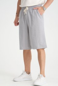 Resim Baggy Fit Bermuda & Şort Gri - Gri / S 