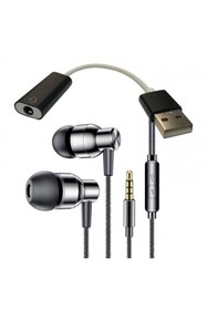 Resim Leonpro USB Harici Ses Kartı 7.1CH 3.5mm mikrofonlu kulaklık tek port girişli 