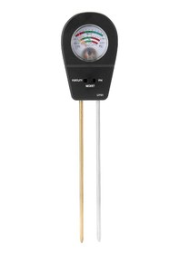 Resim Honmex Toprak Analiz Cihazı: Nem, Verimlilik Ve Ph Değeri Testeri - Bataryasız, Doğal Bitki Bakımı İçin Hassas Ölçüm - Siyah İngilizce Versiyon 