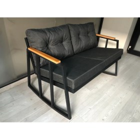 Resim 2'li Sallanan Sandalye Tv Koltuğu Kafe-Balkon-Mutfak-Berjer-Ofis Sallanır Çiftli Koltuk 