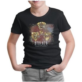 Resim Stalker Siyah Çocuk Tshirt 