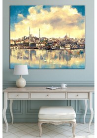 Resim İstanbul Tarihi Yarımada Dekoratif Kanvas Tablo (6 Farklı Ölçü) 70 x 60 