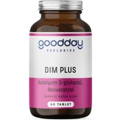 Resim GOODDAY Dim Plus Kalsiyum D-Glukarat, Resveratrol 60 Tablet 