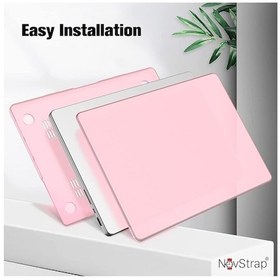 Resim Novstrap Apple Uyumlu MacBook Pro 16 İnç M3 A2991 İle Parlak Kılıf + Siyah Klavye Kılıfı + Film 