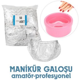 Resim MKR HSNET Manikür Galoşu 50 li PAKET 
