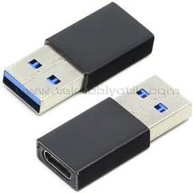 Resim Typec usb 3.0 çevirici type-c usb çevirici erkek usb dişi typec çevirici 