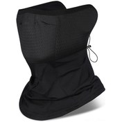 Resim Padalink Siyah Yazlık Güneş Koruyucu Buz Ipi Bandana - Nüfuslu Outdoor Bisiklet, Balıkçılık, Koşu Maskesi 