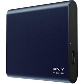 Resim PNY Pro Elite Mavi 250 GB 880/900MB/S USB 3.2 Gen 2 Type-C Taşınabilir SSD (PSD0CS2060NB-250-RB) 