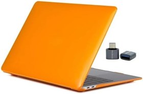 Resim McStorey MacBook Pro 13 inç M1 M2 Sert Kapak Kılıf | Şeffaf Kristal Parlak Alt+Üst Koruma | 360° Çizilmeye Dayanıklı Laptop Kılıf Turuncu 