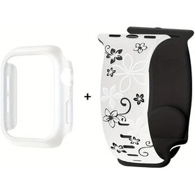 Resim Sunshine022 İki Parça Spor Kasa Kayış 42mm Yumuşak Su Ter Geçirmez Mixed Color 3 