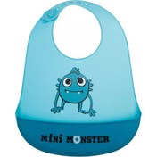 Resim Playtoday Çıtçıt Cepli Silikon Önlük 220048765 Açık Mavi 