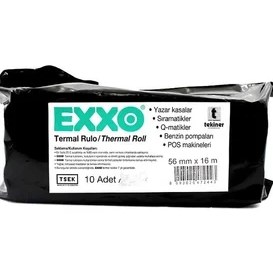 Resim Exxo Termal Rulo 56 mm x 16 m. 10'lu paket 