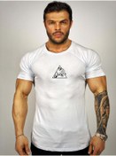 Resim Black İstanbul Triangle Tiger Baskılı Fitness T-shirt 