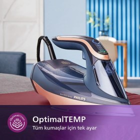 Resim Philips OptimalTemp 3000 W Premium Buharlı Ütü, Özel Taban, Otomatik Kapanma, Sıfır Yanık Riski + Onerous Mutfak Tartısı 