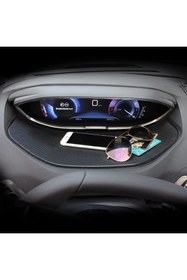 Resim NP Aksesuar Gt Logolu Peugeot 3008 5008 Uyumlu Kaymaz Ped Beyaz 