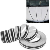 Resim Cbtx 12mm X 9.8m Kendinden Yapışkanlı Dekoratif Şerit Bant Siyah A 