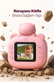 Resim MPIA Renkli Baskı Fotoğraf Makin Termal Yazıcı Kamera 16 GB Hediyeli 360 Derece Başlık Türkçe IOS Android 