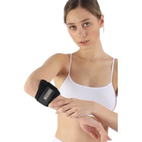 Resim Flexy Epikondilit Bandajı - Tenisçi Ve Golfçü Dirsekliği - Tendonu Destekli Sporcu Koruyucu Ağrıları Önleyici 