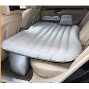 Resim teknotrust Gri Araç Içi Şişme Yatak Araba Ve Kamp Yatağı Çanta Elektrikli Pompa Tamir Kiti Ve Yastıklı Yatak S 