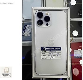 Resim Apple iPhone 13 Pro Max İkinci El TR | 1 TB | Gümüş 