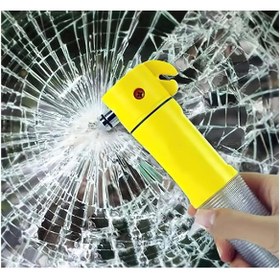 Resim Drs Tuning Imdat Çekici Çok Amaçlı Cam Kırıcı Kemer Kesici El Fenerli Mıknatıslı Kırmızı Fasılalı Işık 