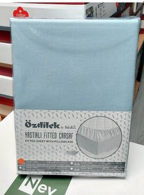Resim Özdilek Colourist Fitted Tek Kişilik Çarşaf Seti 100x200 -aqua Aqua 