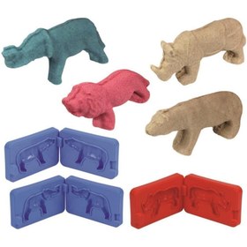 Resim HEROES 3d Kalıplı Orman Hayvanları Kinetik Kum Set 1000 Gr Kum-038 