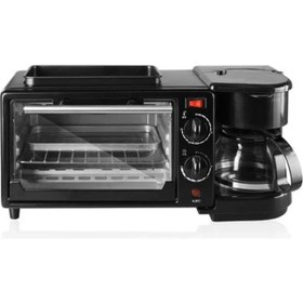 Resim Obay nlu Ekmek Kızartma Makinesi Ev Küçük Kahve Omlet Ekmek Elektrikli Fırın Üç Bir Kahvaltı Bar | Tost 