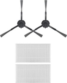 Resim Karaca Vantuz Off Road 2in1 (RS007) Robot Süpürge Uyumlu 4'li Yedek Parça Seti - Muadil Ürün 