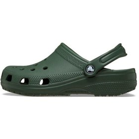 Resim Crocs 206991-3cm Classıc Clog Çocuk Spor Terlik Sandalet Yeşil 